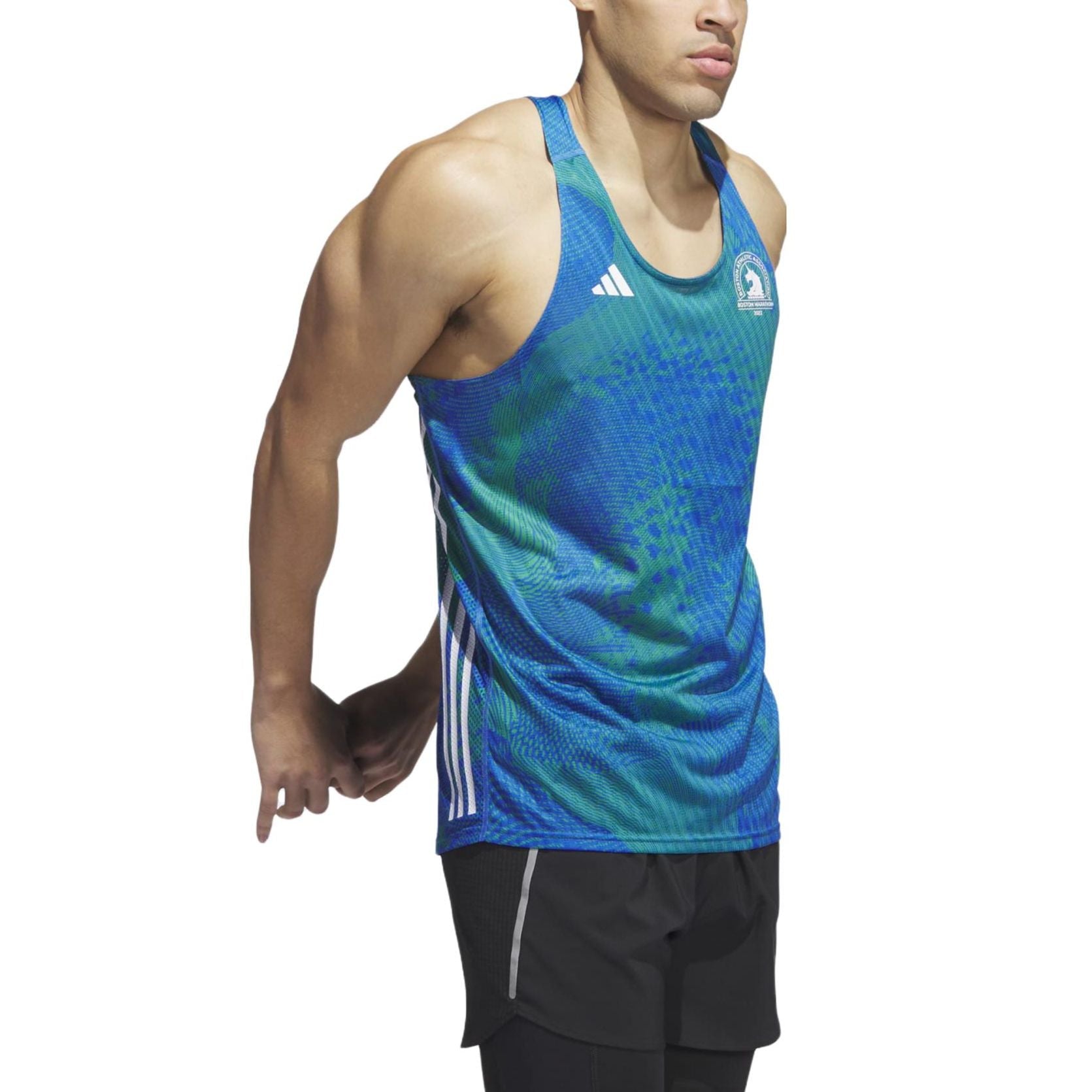adidas Boston Marathon 2023 Race Singlet 'Blue' IM3385