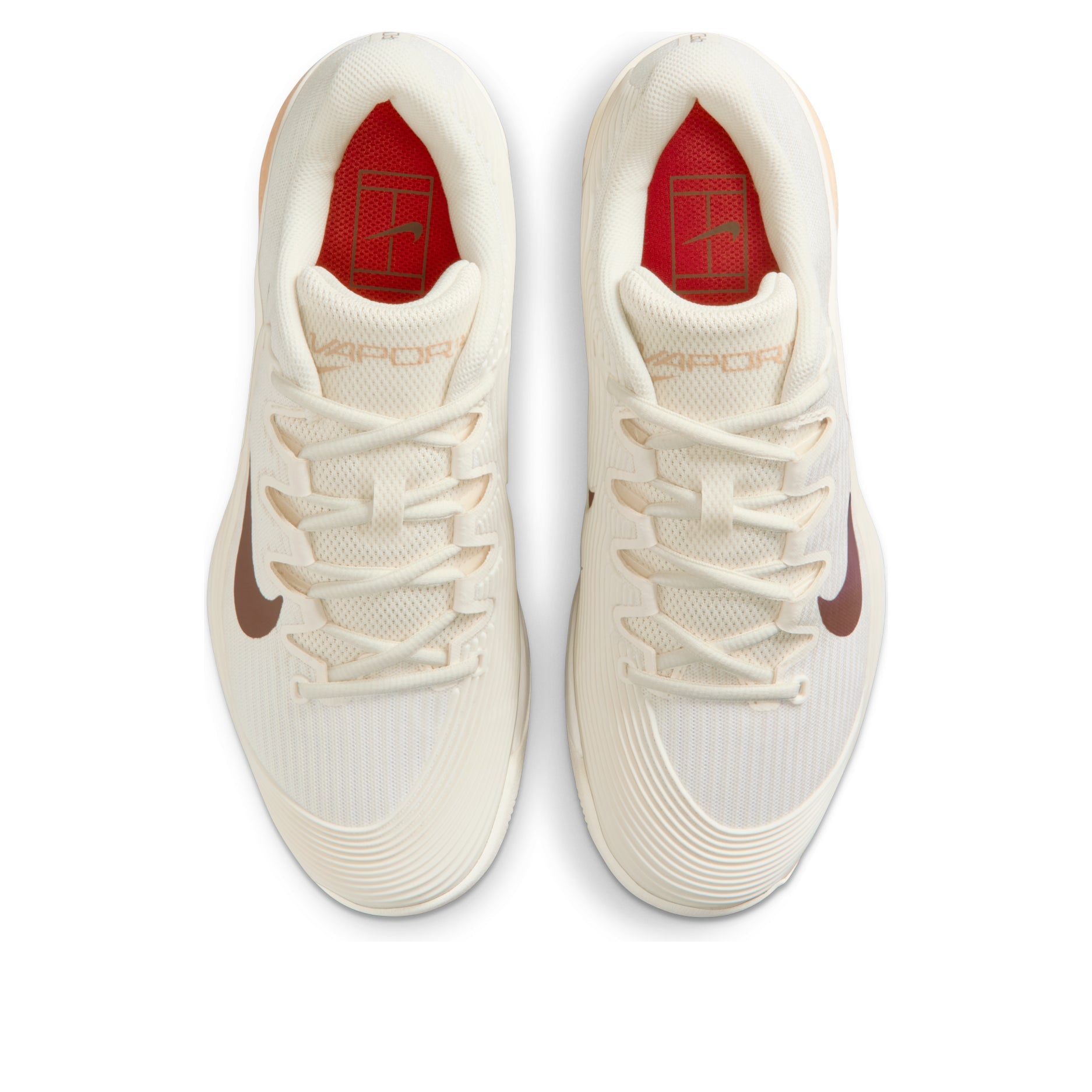 (WMNS) Nike Court Air Zoom Vapor 12 HC 'Pale Ivory Vachetta Tan Tattoo' FV5554-109