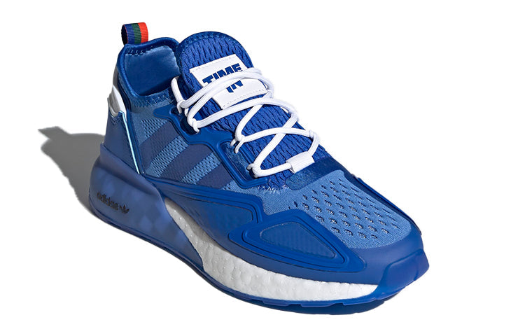 (GS) adidas Ninja x ZX 2K Boost J 'Time In - Blue' FZ1885