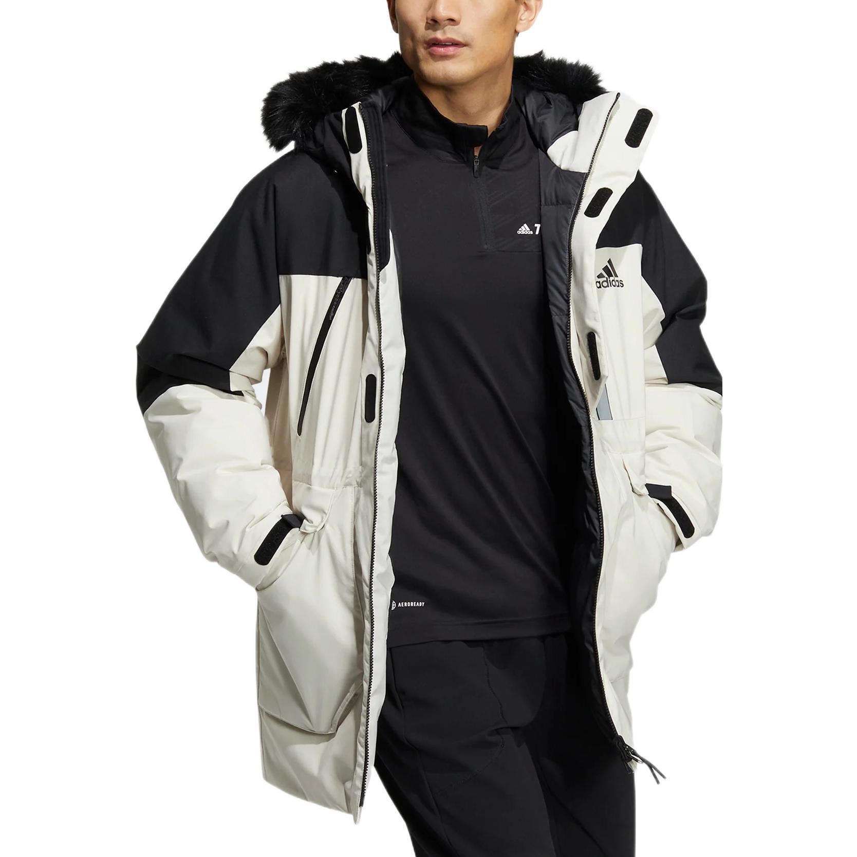 adidas Fur Hood Dwn Pk Logo HR5231