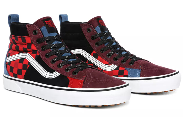 Vans SK8-Hi 46 Mte DX Black/Red Checkboard VN0A3DQ523A