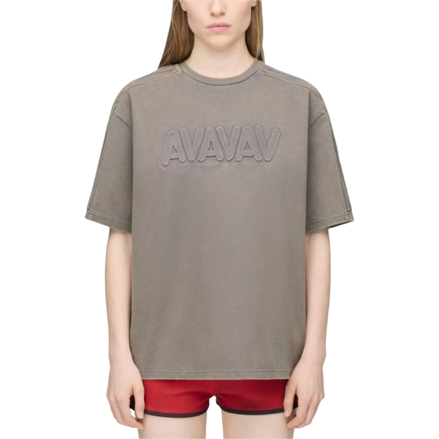 (WMNS) adidas x Avavav T-Shirt Asia Sizing 'Grey Four' KF4976