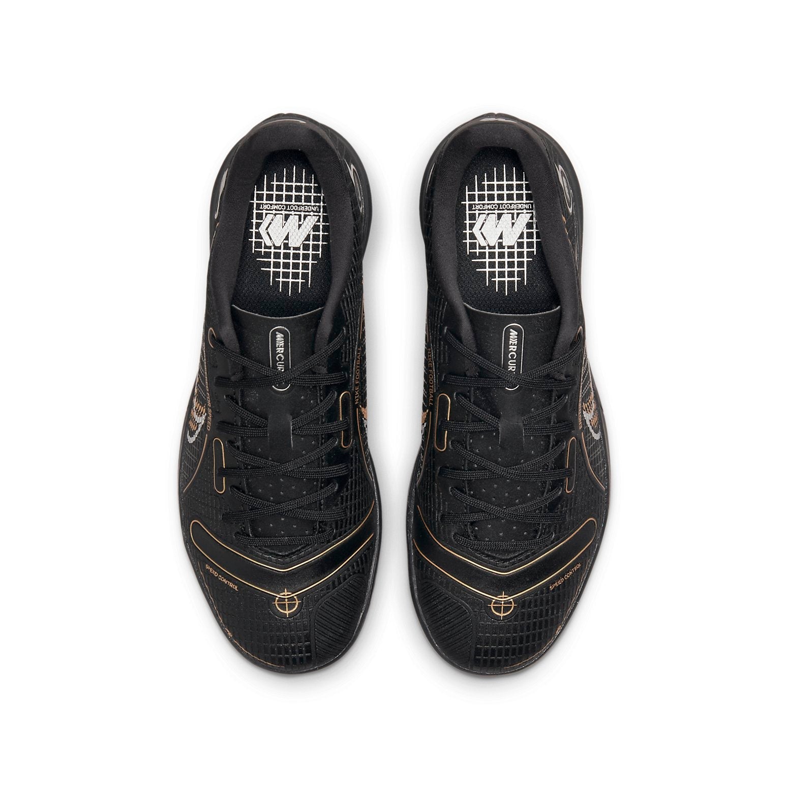 (GS) Nike Jr Vapor 14 Academy IC 'Black Gold' DJ2861-007