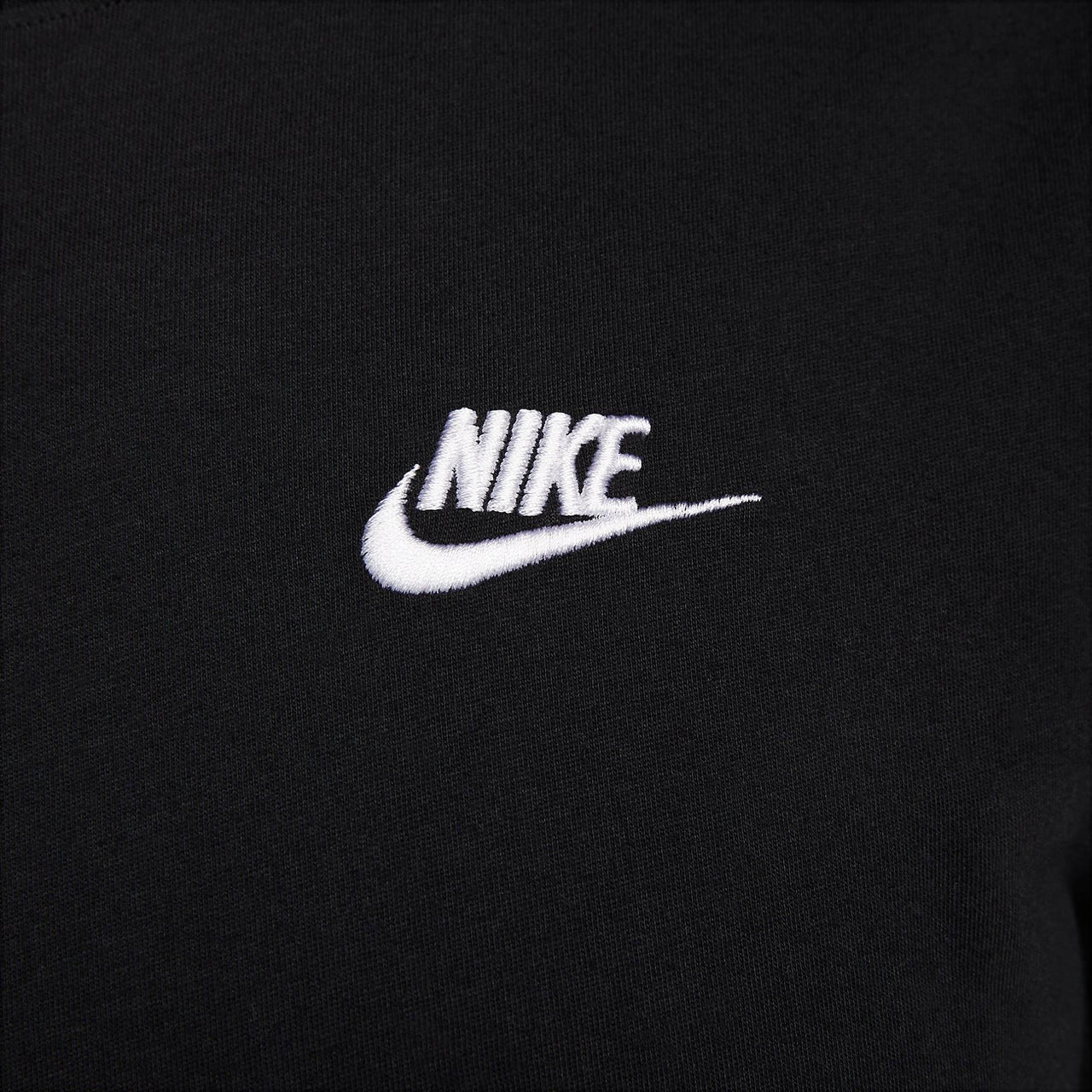 Nike Embroidered Small Round Neck Short Sleeve Black AR4999-013