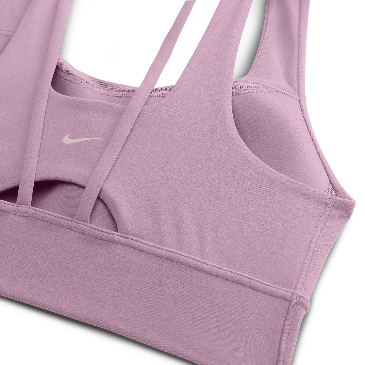 (WMNS) Nike Zenvy Longline Medium-Support Padded Sports Bra 'Violet Dust' DO6620-536