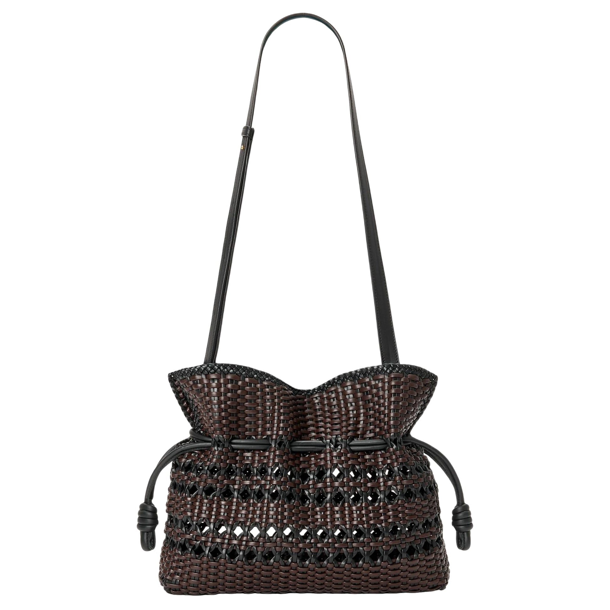 (WMNS) Loewe Medium Flamenco Clutch 'Black Brown' A411FC1XDN-1103