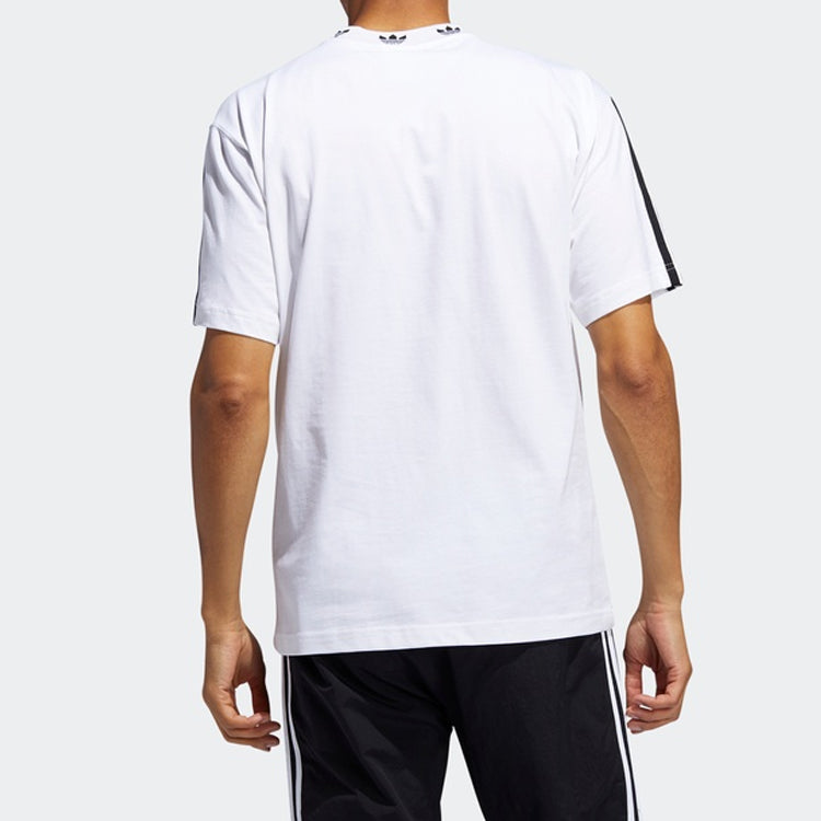 adidas originals Trefoil Collar Logo Short Sleeve White FM1508