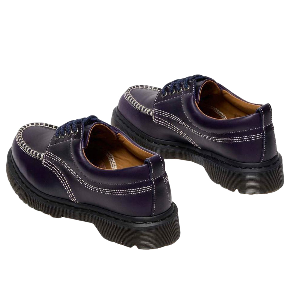 Dr. Martens Lowell Orleans Leather Moc Toe Shoe 'Midnight Blue' 41627400