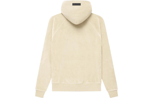 (WMNS) Fear of God Essentials FW22 Velour Hoodie 'egg shell' FOG-FW22-633