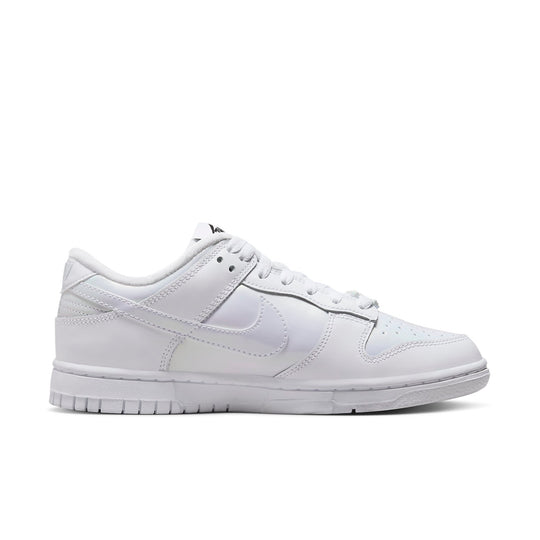 (WMNS) Nike Dunk Low 'Just Do It - White Iridescent' FD8683-100