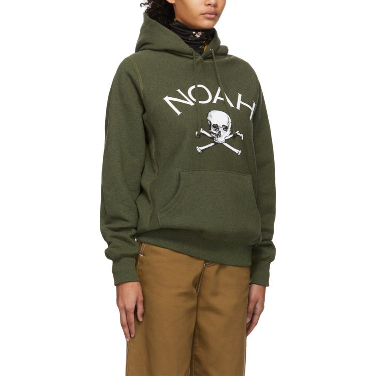 NOAH Unisex Nyc Jolly Roger Olive Heather Green SS2FW19OLH