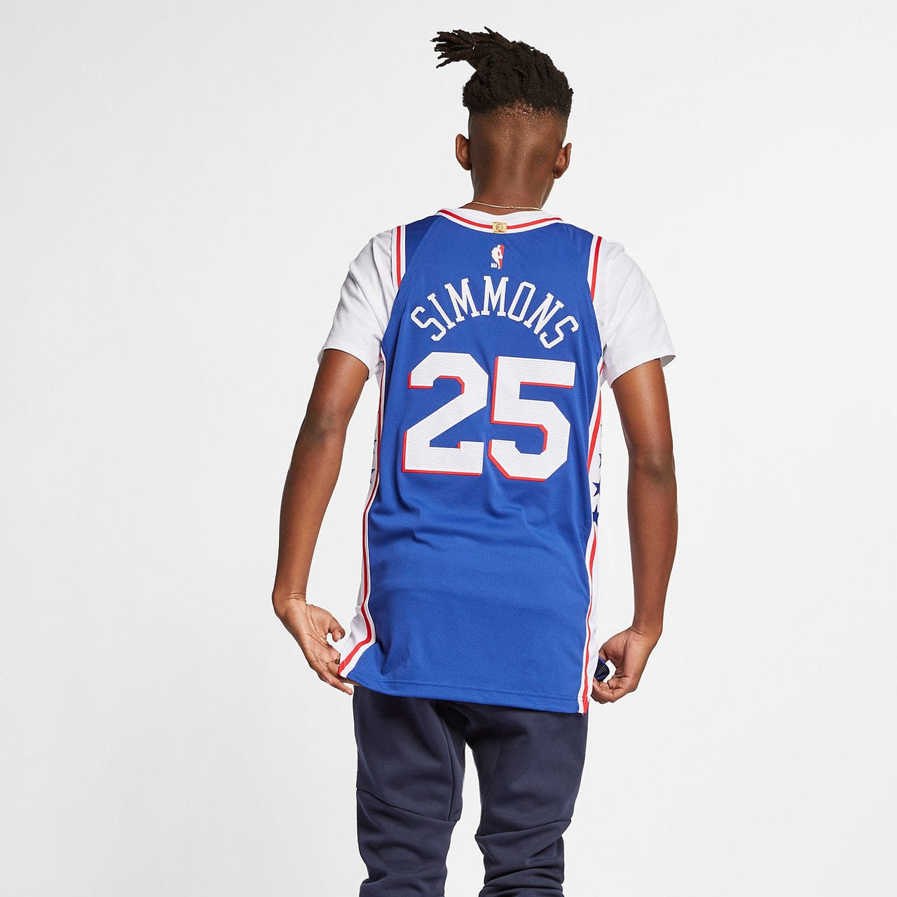 Nike x NBA Philadelphia 76ers Jersey 'Ben Simmons 25' AV2688-495