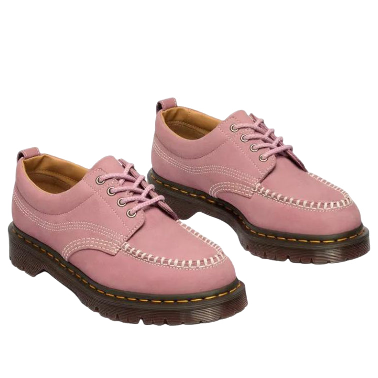 Dr. Martens Lowell Nubuck Moc Toe Shoes 'Dusty Rose' 42365650