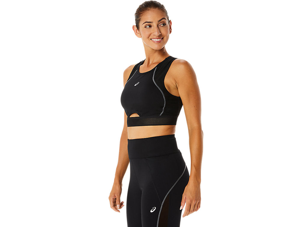 (WMNS) ASICS Mesh Panel Training Bra 'Black' 2032C710-001