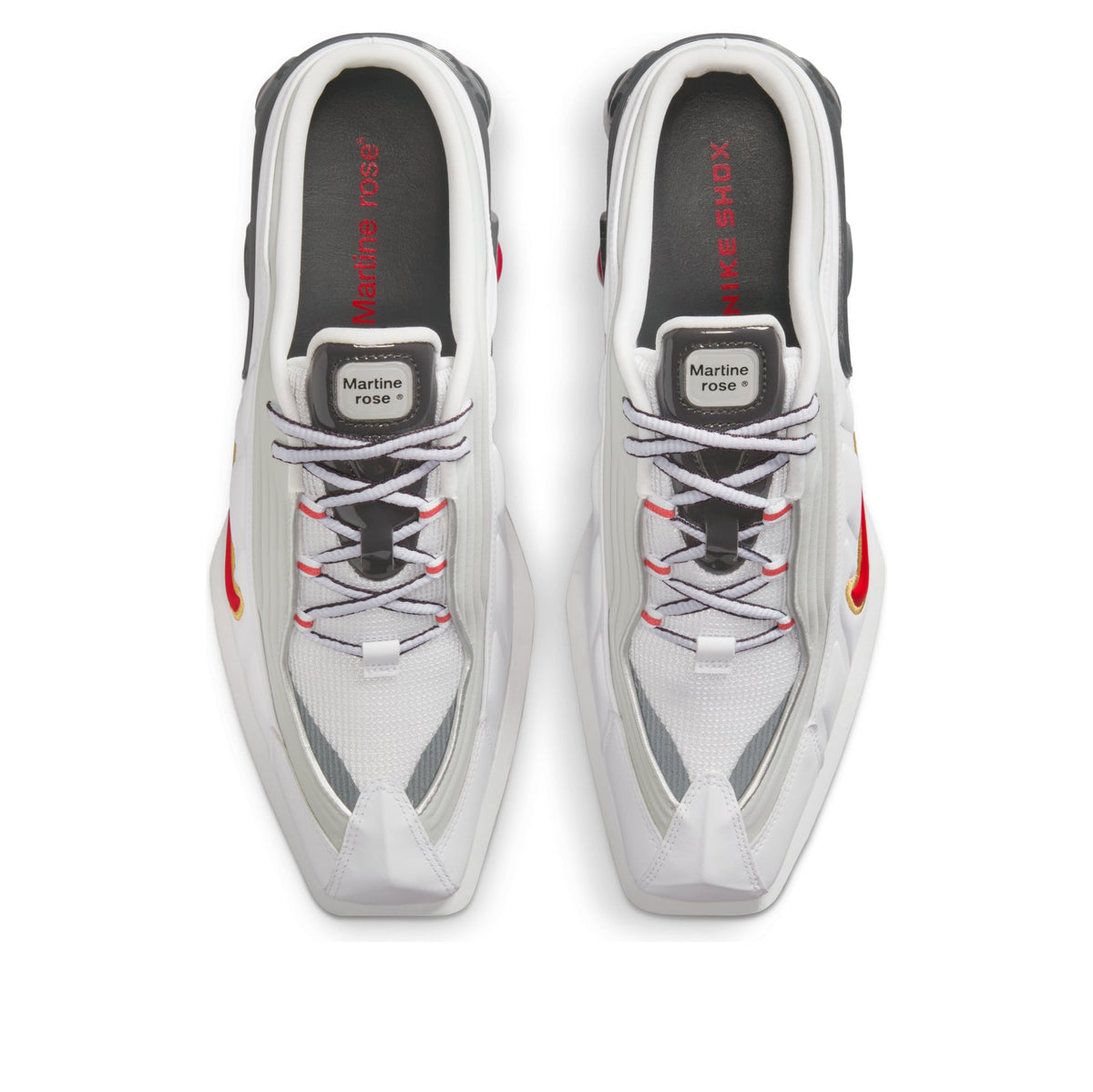 (WMNS) Nike x Martine Rose Shox MR4 Mule 'White Metallic Platinum' IM5420-100