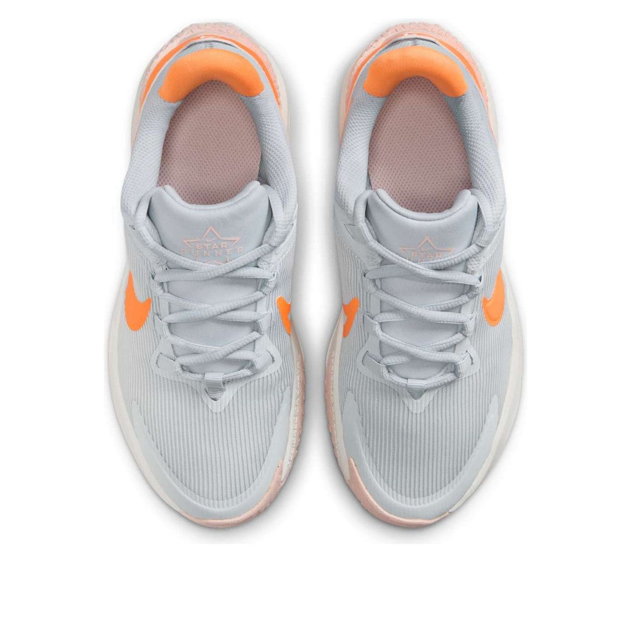 (GS) Nike Star Runner 4 'White Orange' DX7615-008