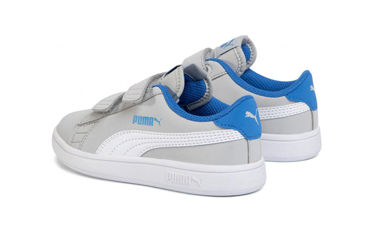 (PS) PUMA Smash V2 Buck V Ps Leisure Board Shoes Grey/Blue 365183-15