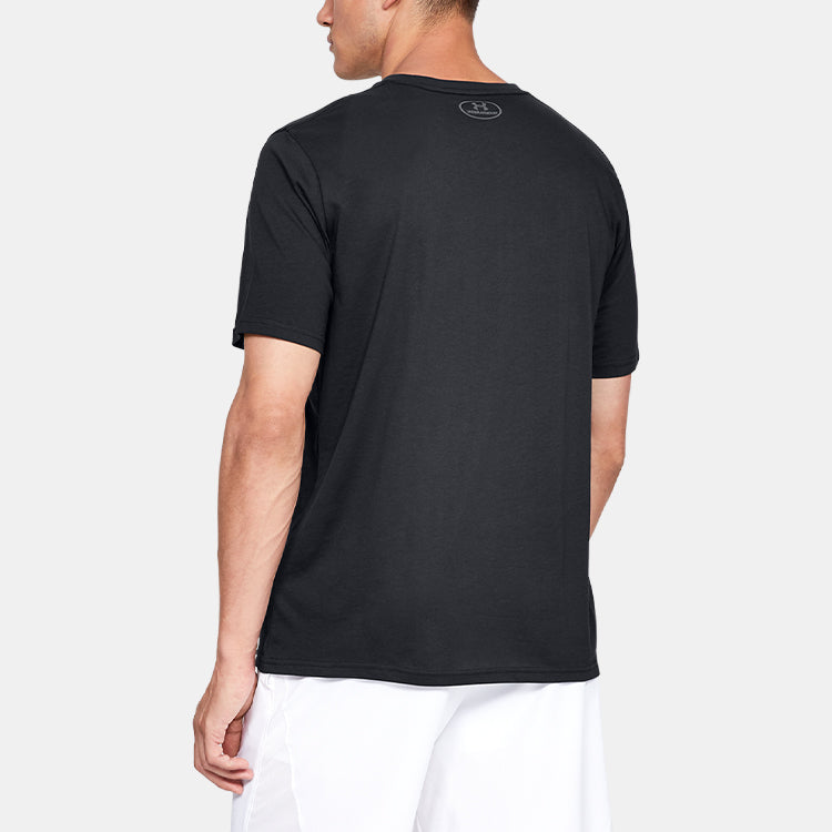 Men's Under Armour Team Issue Wordmark elastic Printing Short Sleeve Black 1329582-001
