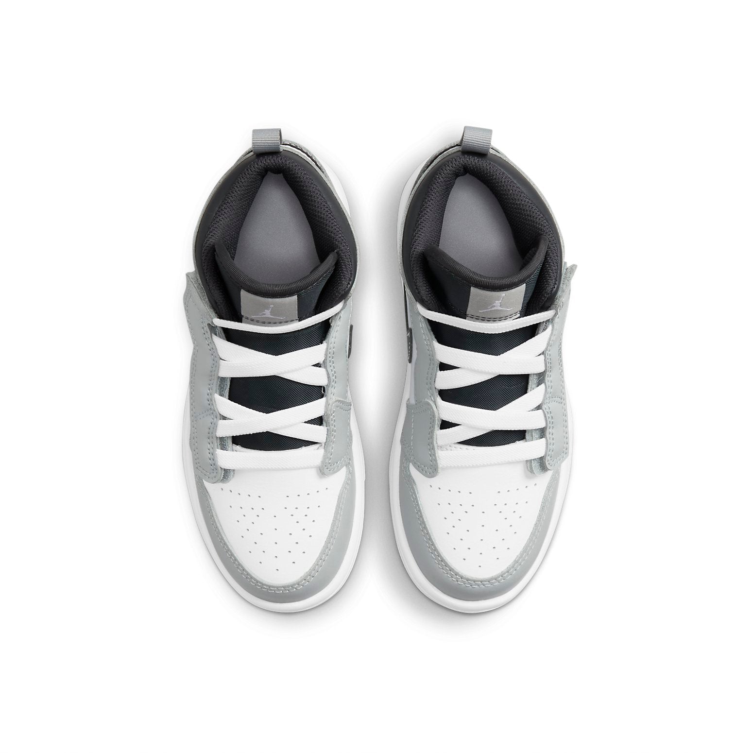 (PS) Air Jordan 1 Mid 'Grey Black White' AR6351-078