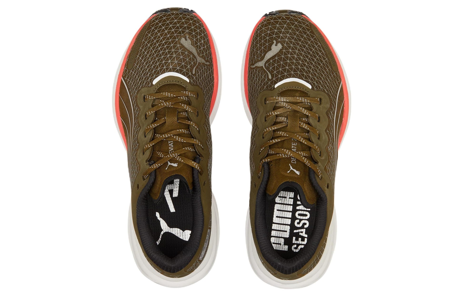 (WMNS) PUMA Deviate Nitro 2 Winterised 'Deep Olive-Salmon' 376857-02