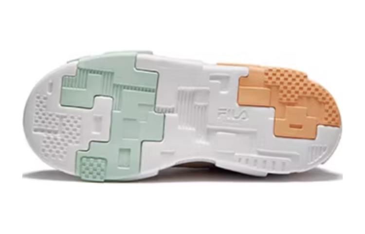 (GS) FILA Fashion Brick Skate Shoes 'Brown Orange White' K15B341304FRG