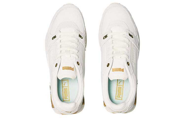 (WMNS) PUMA Mile Rider 'Metallic - White Snakeskin' 375556-01