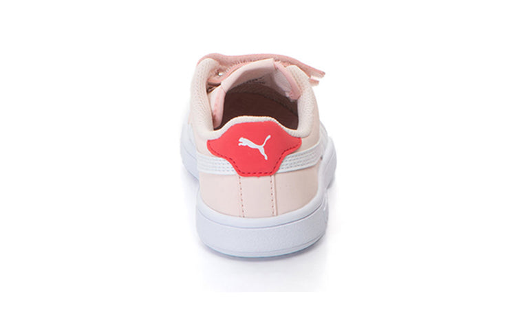 (PS) PUMA Smash V2 Buck V Ps Leisure Sneakers Pink/White 365183-03