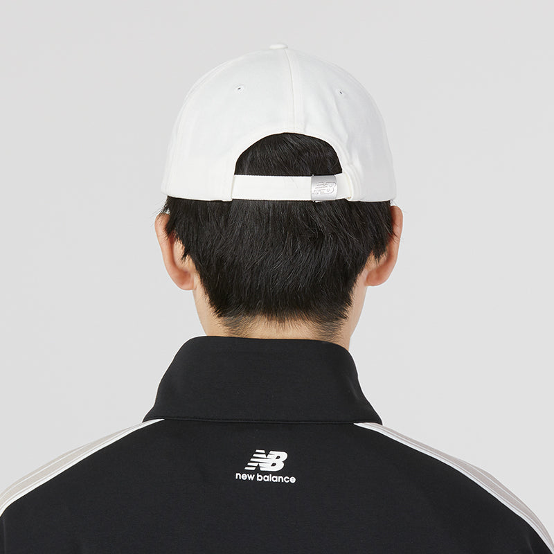 New Balance Logo Baseball Cap 'White' LAH00001-CIC