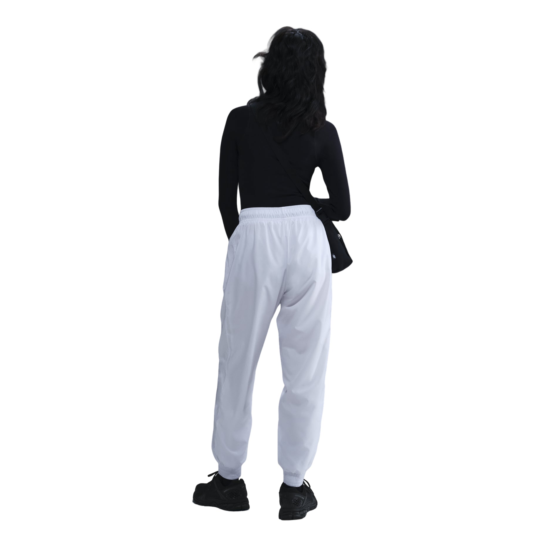 (WMNS) Nike Sportswear Classic Wovens UV Mid-Rise Loose Joggers Asia Sizing 'White' FV7661-100