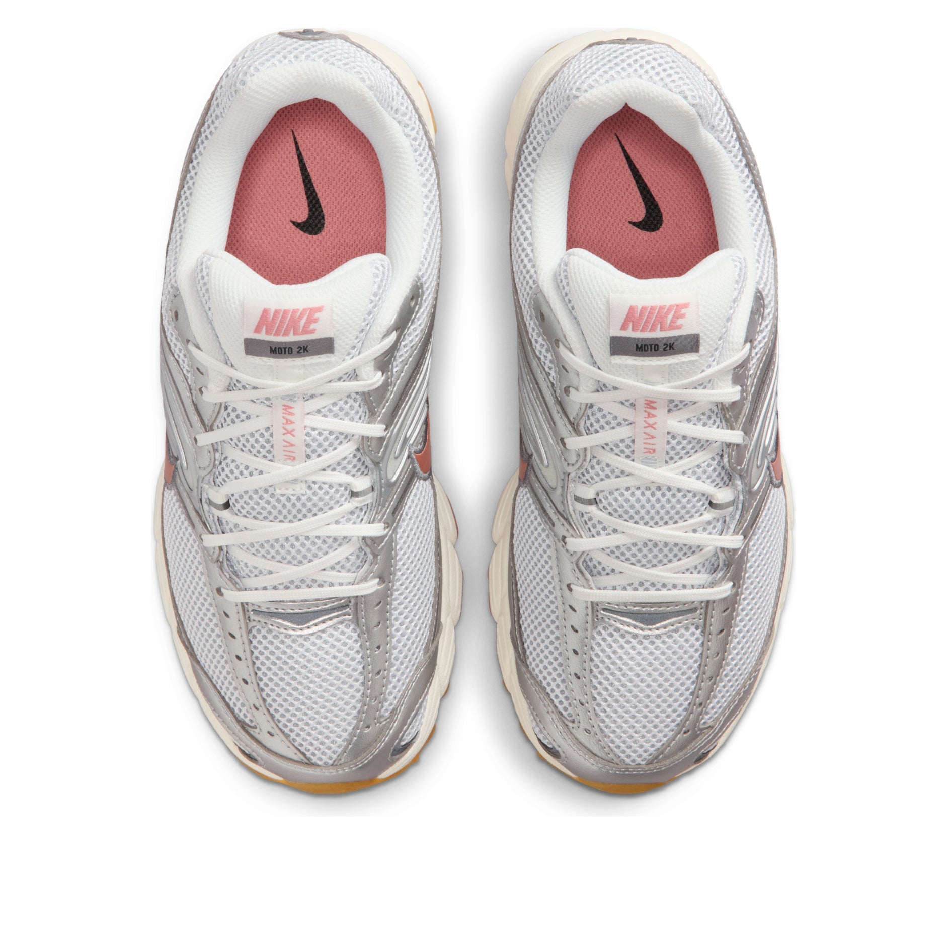 (WMNS) Nike Air Max Moto 2K 'White Metallic Silver Metallic Dark Grey Metallic Red Bronze' IQ0365-100