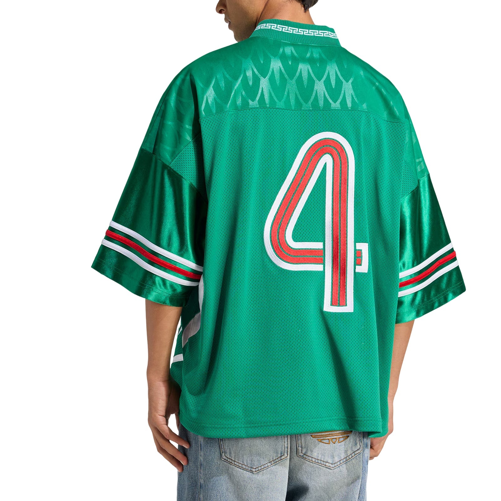 adidas Bringbacks Remixed Mexico Jersey Asia Sizing 'Bold Green' KD5986