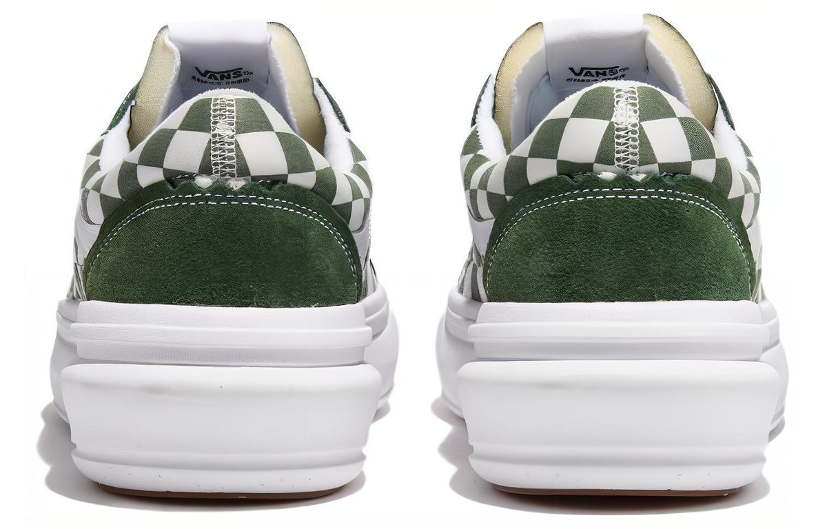 Vans Comfycush Checkerboard Old Skool Overt Cc Skate Shoes 'Green' VN000BWABXU