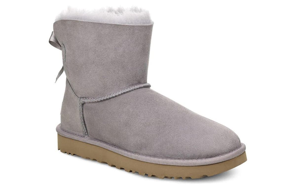 (WMNS) UGG Mini Bailey Bow II 'Grey' 1016501-SAMT