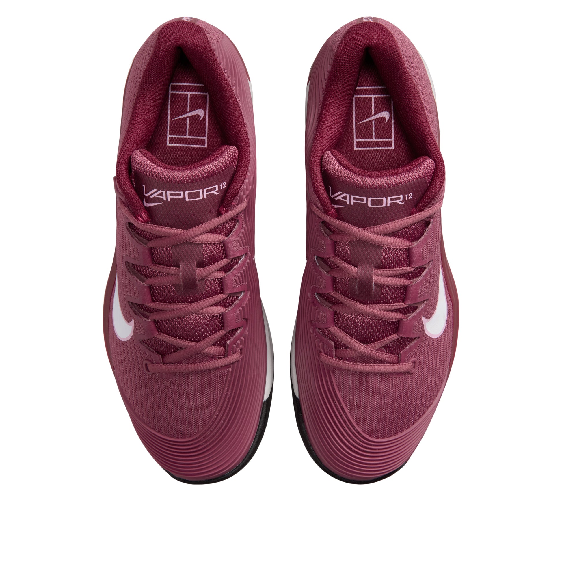 (WMNS) Nike Vapor 12 'Pink Smoke Best Gray' FV5554-600