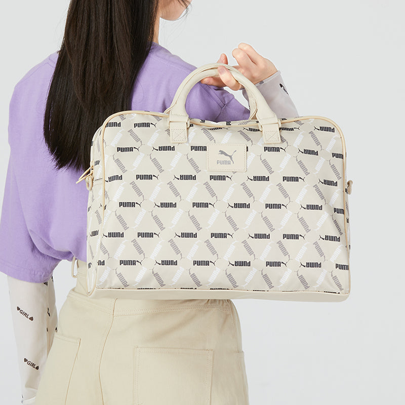 (WMNS) PUMA Classics Grip Bag 'Beige White Black' 079164-02