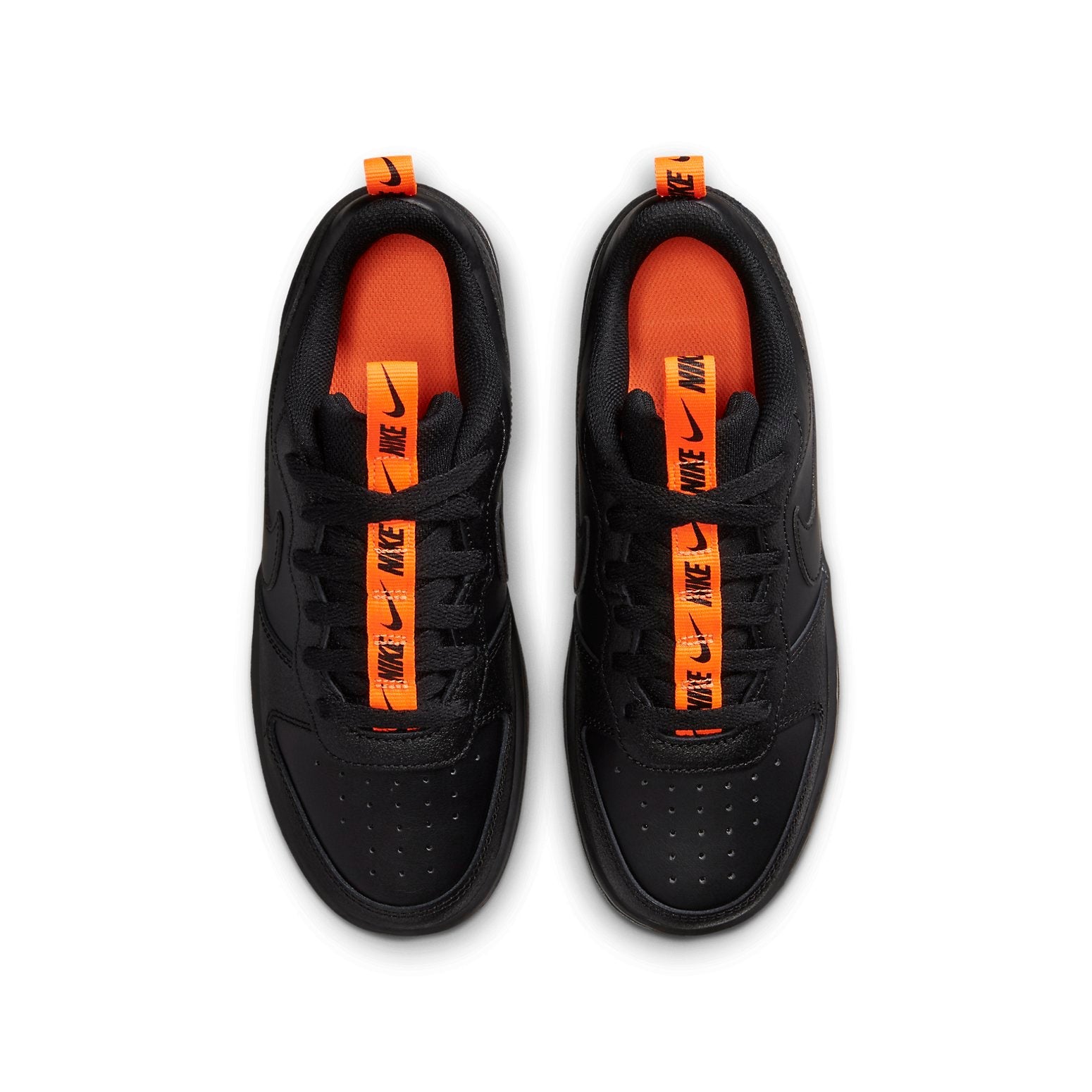 (GS) Nike Court Borough Low 2 SE 'Black Orange' CT3964-001