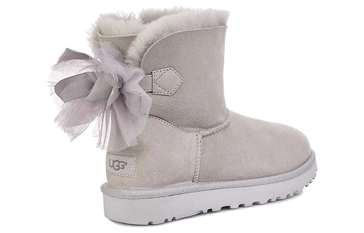 (WMNS) UGG Mini Bailey Tulle Bow 'Grey' 1019994-GRV