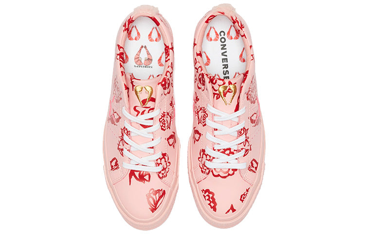 (WMNS) Converse Shrimps x One Star Low 'Powder Pink' 563838C
