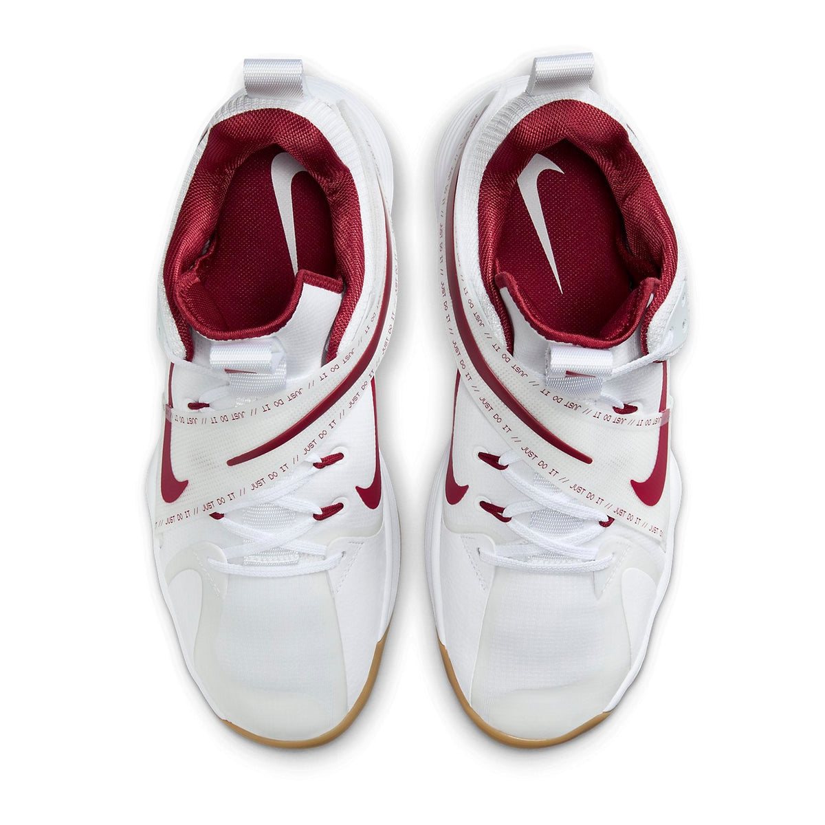 Nike React HyperSet LE Indoor Court Shoes 'White Red' DJ4473-101