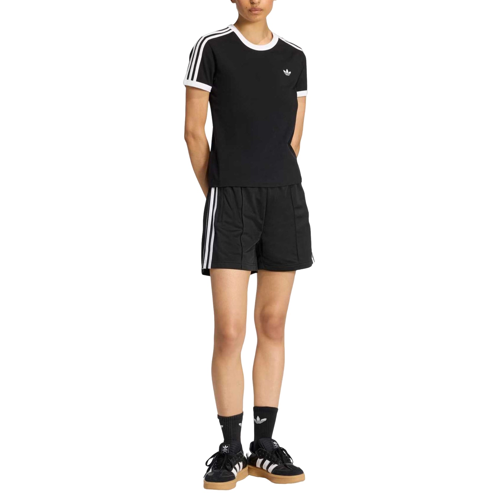 (WMNS) adidas Firebird Classis Shorts Asia Sizing 'Black' KD5569
