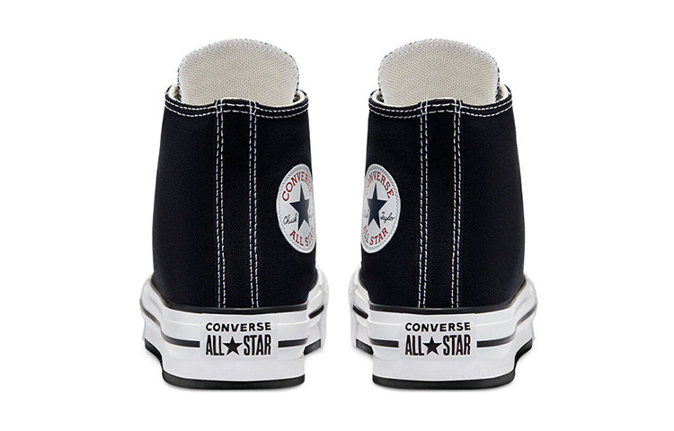 (GS) Converse Chuck Taylor All Star EVA Lift Platform High 'Black' 671107C