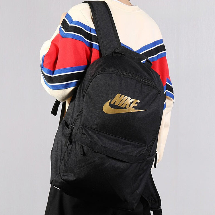 Nike Heritage 2.0 Backpack 'Black Metallic Gold' BA5879-013