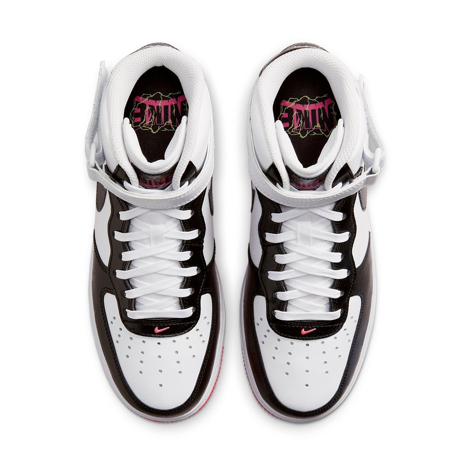 (WMNS) Nike Air Force 1 Mid Electric 'White Black Pink' FD0866-100