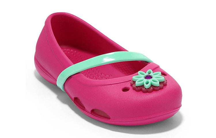 (GS) Crocs Lina Flats 'Pink' 205040-6X0