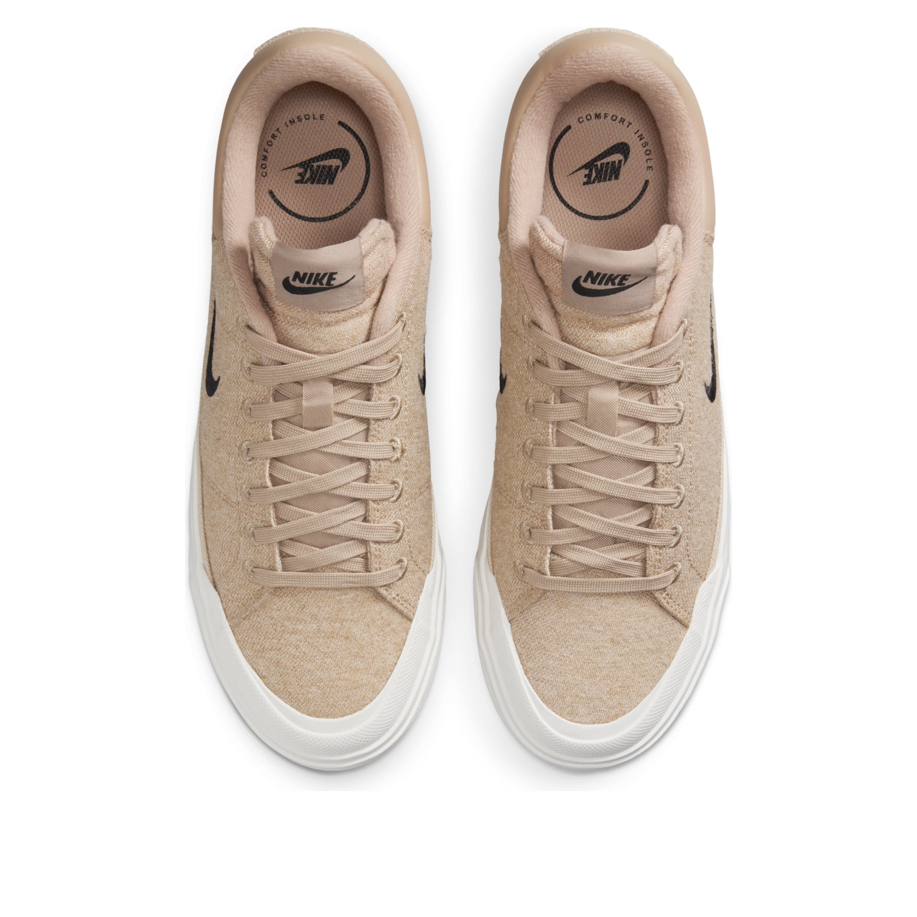 (WMNS) Nike Court Legacy Lift 'Hemp Sail Black' FZ2606-200