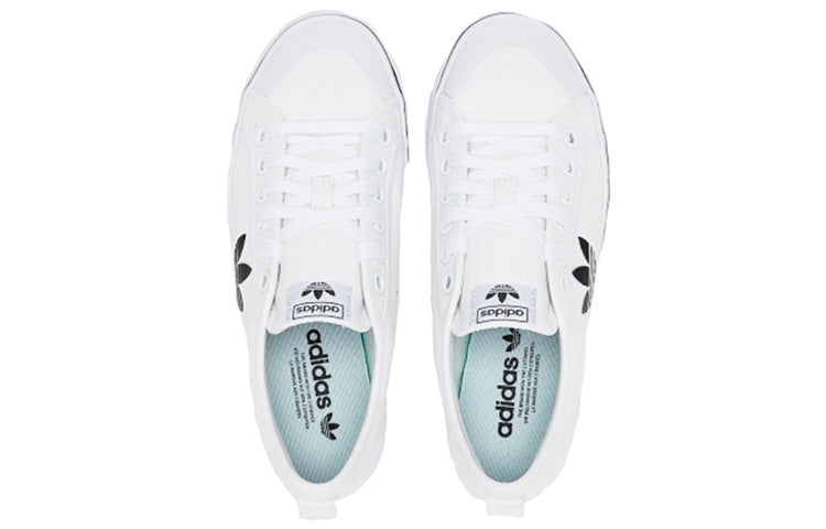 (WMNS) adidas Nizza Trefoil 'White Black' FX9270