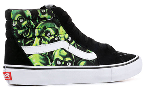 Vans Supreme x SK8-HI 'Glow-In-The-Dark Skull Pile' VN000VHG3FW