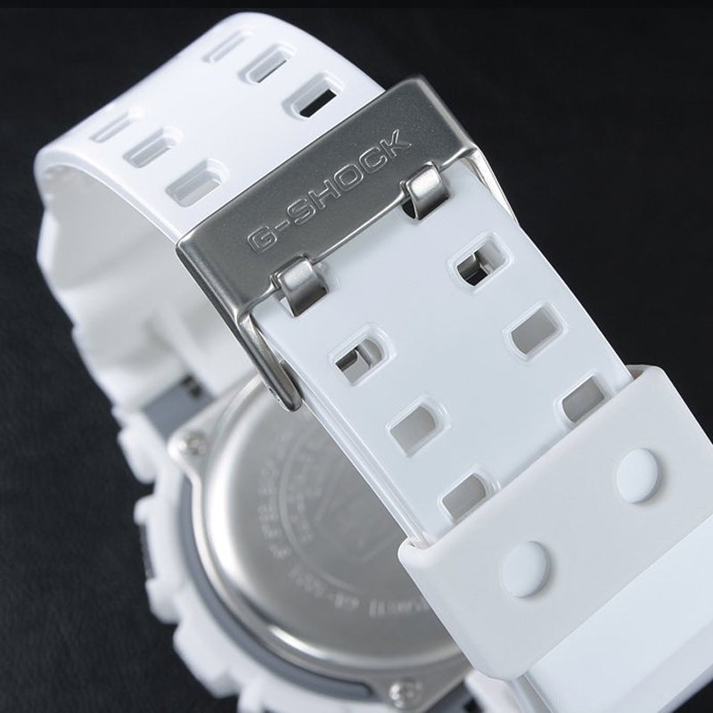 CASIO G-Shock Analog-Digital 'White' GA-100A-7A