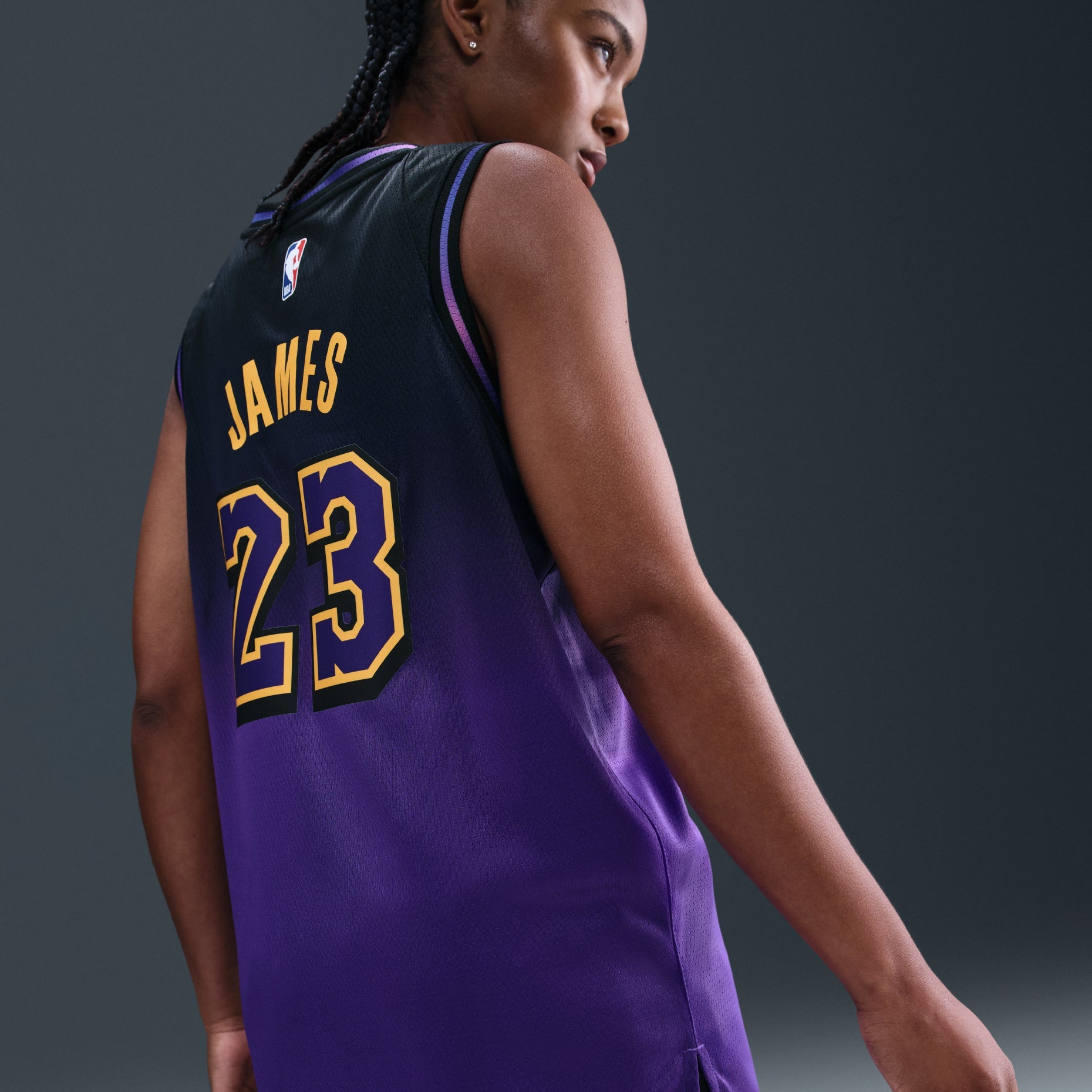 Nike Los Angeles Lakers 2024/25 City Edition Jersey 'Lebron James' FQ4346-504
