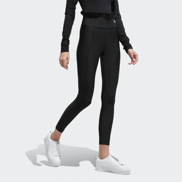 (WMNS) adidas originals Legging Sports Long Pants Black FU3867